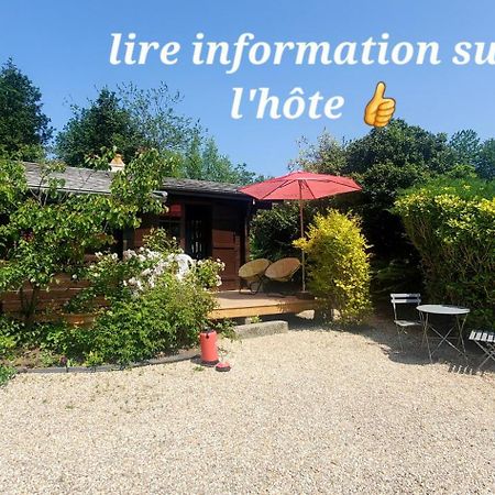 Chalet En Pleine Nature Au Bord D'Un Etang Lanvallay 外观 照片